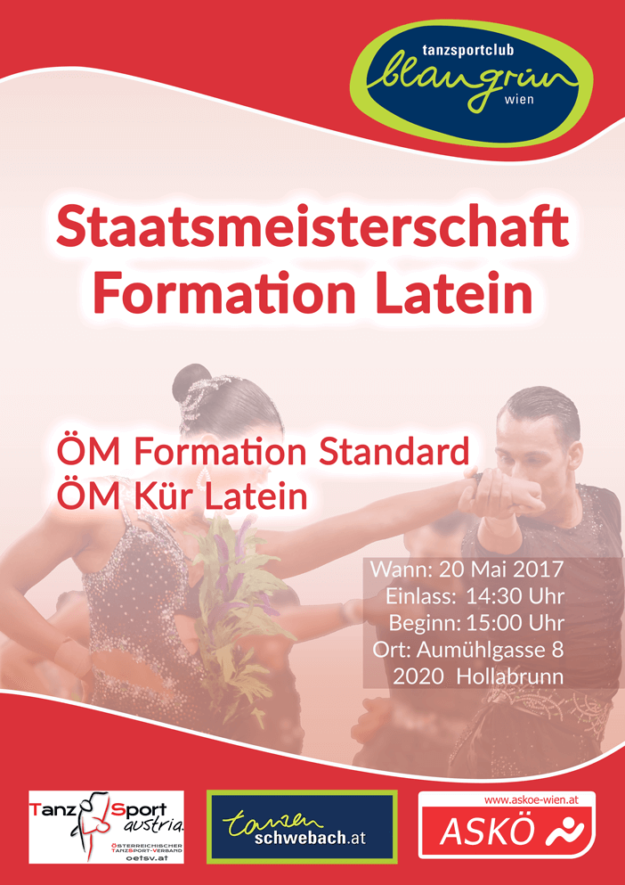 Staatsmeisterschaft der Latein Formationen 2017